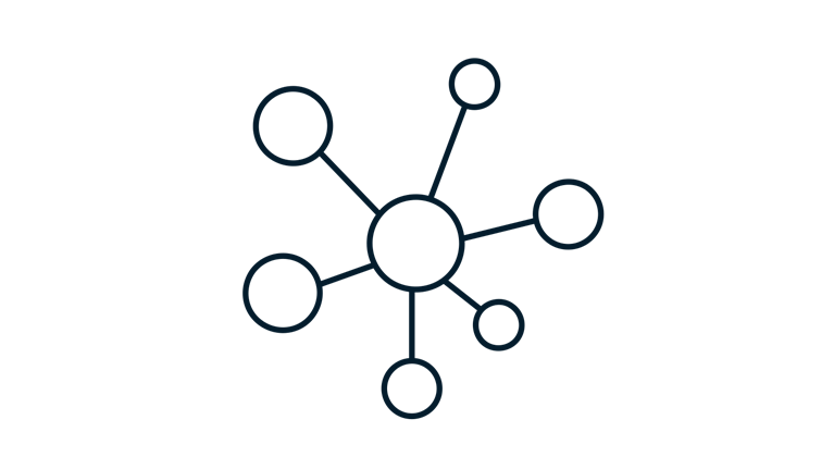 hub icon illustration