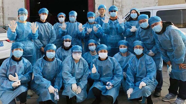 Volunteers from McKinsey.
