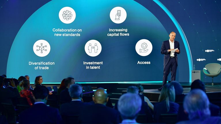 Bob Sternfels presents his case for an interconnected world