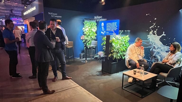 McKinsey event space at Slush 2022