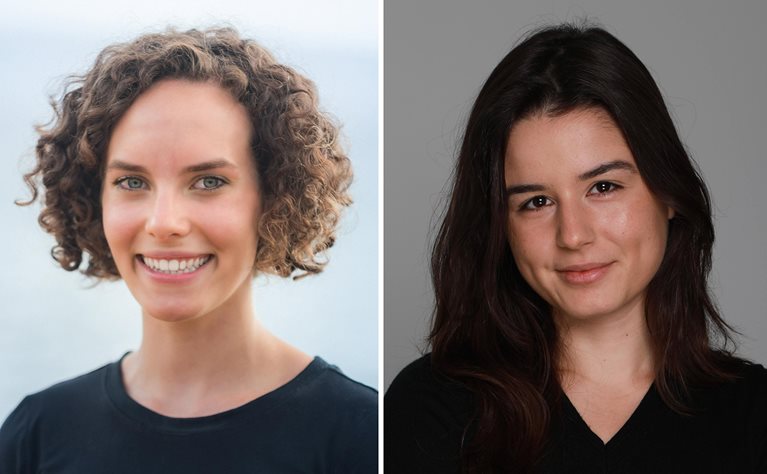 Emma Moriarty (left) and Paula Tanasescu