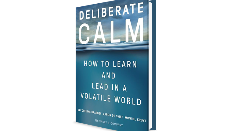 Book jacket of Deliberate Calm