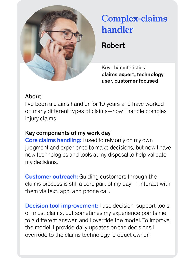 Complex-claims handler: Robert