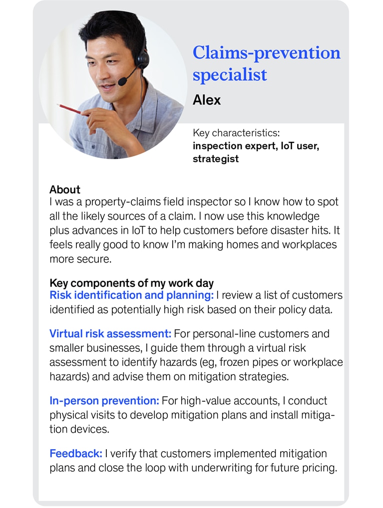 Claims-prevention specialist: Alex